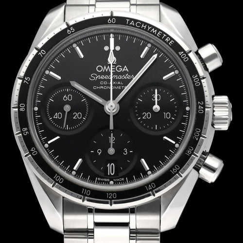 Montre Omega Speedmaster - Montre 324.30.38.50.01.001 38 mm acier, boîte et papiers (2021) 58 Facettes