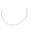 Collier Chaine maille palmier or blanc 58 Facettes LP737