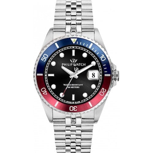 Montre Philip Watch Caribe - Montre en acier inoxydable 316L 58 Facettes R8253597049