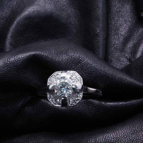 Bague 58 Bague art déco diamants 58 Facettes 3776