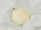 Pendentif Augis - Pendentif en or jaune 18 ct avec rubis et diamant 58 Facettes 33187