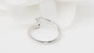 Bague 54 Bague Zig Zag en or blanc 18 ct et diamants 58 Facettes 32749