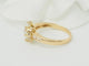 Bague 53 Bague marguerite en or jaune 18 ct et diamants 58 Facettes 33442