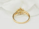 Bague 53 Bague marguerite en or jaune 18 ct et diamants 58 Facettes 33442