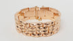 Bracelet Bracelet Tank années 1940 en or rose 18 kt 58 Facettes 32435