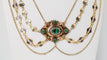 Collier Collier esclave en or jaune émaillé 18 ct et perles fines 58 Facettes 32174