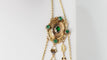 Collier Collier esclave en or jaune émaillé 18 ct et perles fines 58 Facettes 32174