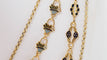 Collier Collier esclave en or jaune émaillé 18 ct et perles fines 58 Facettes 32174
