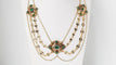 Collier Collier esclave en or jaune émaillé 18 ct et perles fines 58 Facettes 32174