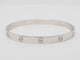 Bracelet Cartier Love - Bracelet grand modèle en or blanc 18 ct 58 Facettes 33259