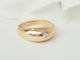 Bague 47 Bague jonc anglais en or jaune 18 kt et diamant 58 Facettes 33472