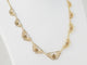 Collier Collier draperie fin XIXe siècle en or jaune 18 kt 58 Facettes 33486