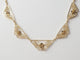 Collier Collier draperie fin XIXe siècle en or jaune 18 kt 58 Facettes 33486