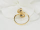 Bague 54 Bague Toi et Moi en or bicolore 18 kt, saphirs et diamants 58 Facettes 33500