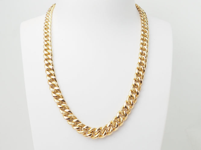 Collier Collier maille américaine en or jaune 18 ct 58 Facettes 33476