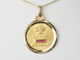 Pendentif Augis - Pendentif médaille d'amour en or jaune 18 ct, diamant et rubis 58 Facettes 33495