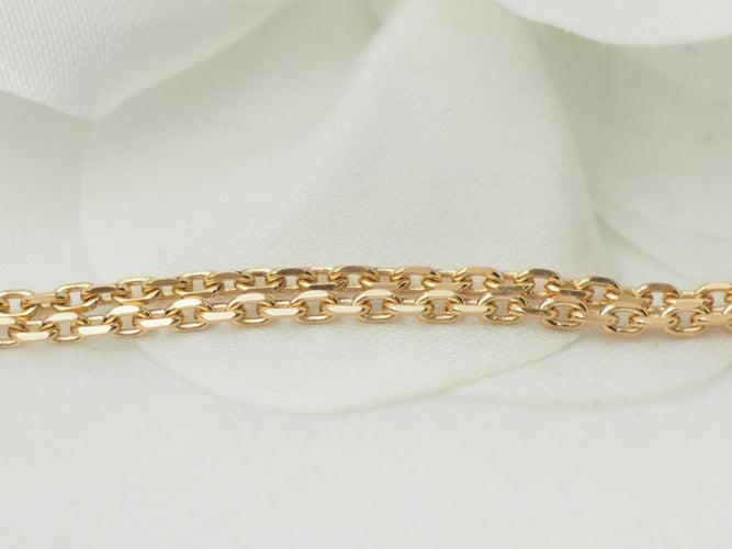 Collier Collier pendentif en or jaune 18 kt, émeraude et diamants 58 Facettes 33327