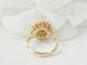 Bague 53.5 Bague vintage en or jaune 18 ct, perle de culture et diamants 58 Facettes 33538