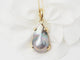 Pendentif Pendentif perle Mabé de Tahiti taille poire en or jaune 18 ct 58 Facettes 33335