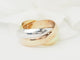 Bague 56 Cartier Trinity XL - Bague en or blanc, rose et jaune 18 kt 58 Facettes 33590