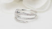 Bague 56 Cartier Juste un Clou - Bague en or blanc 18 kt et diamants 58 Facettes 32685