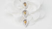 Collier Collier en or blanc 18 kt avec citrine et diamants 58 Facettes 32805b