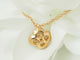 Collier Collier trèfle en or rose 18 kt et diamants 58 Facettes 33100