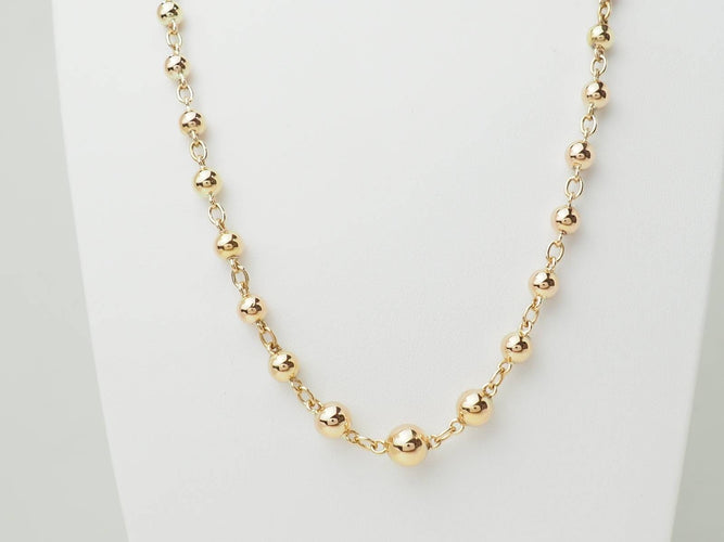 Collier Collier marseillais en chute en or rose 18 Kt 58 Facettes 33623