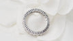 Bague 49 Alliance américaine tour complet en platine 850 et diamants 0,92 ct 58 Facettes 30685