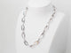 Collier Collier maille ovale en or blanc 18 kt 58 Facettes 23426