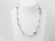 Collier Collier maille ovale en or blanc 18 kt 58 Facettes 23426