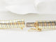 Collier Cartier Tubogas - Collier ras-de-cou en or jaune et blanc 18 ct 58 Facettes 33081
