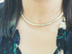 Collier Cartier Tubogas - Collier ras-de-cou en or jaune et blanc 18 ct 58 Facettes 33081