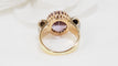 Bague 49 Bague nœud en or jaune 18 ct, améthyste et diamants 58 Facettes 32678