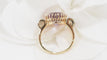 Bague 49 Bague nœud en or jaune 18 ct, améthyste et diamants 58 Facettes 32678