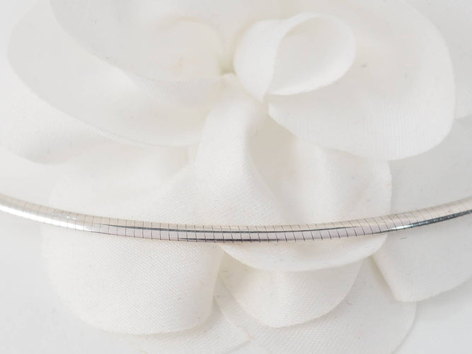 Collier Collier oméga en or blanc 18 kt 58 Facettes 32185