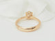 Bague 51.5 Bague solitaire en or rose 18 kt et diamant 0,69 ct certifié 58 Facettes 31906