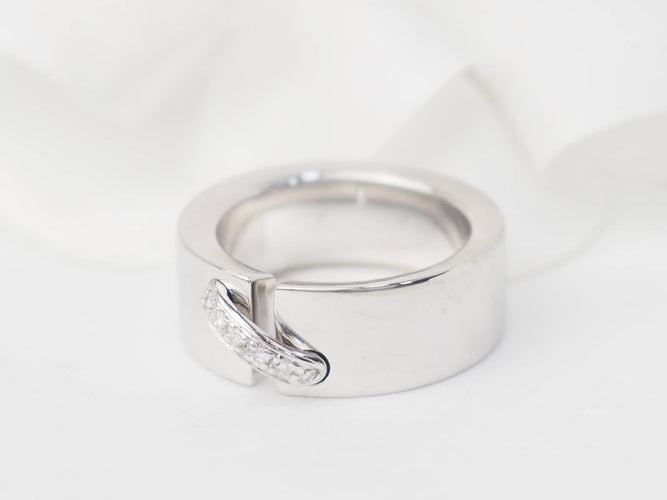 Bague 45 Chaumet Lien - Bague en or blanc 18 ct et diamants 58 Facettes 30880