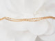 Collier Collier arc en or rose et blanc 18 K 58 Facettes F4646