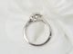 Bague 53 Bague solitaire en or blanc 18 kt et diamants 0,82 ct 58 Facettes 31189/30918
