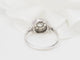 Bague 65 Bague hexagonale en or blanc 18 ct et diamants 58 Facettes 33122