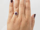Bague 54 Bague entourage en or blanc 18 ct, rubis 0,95 ct et diamants 58 Facettes 33179