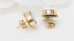 Boucles d'oreilles Boucles d’oreilles camées sur onyx en or jaune 18 ct 750 58 Facettes 32762