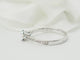 Bague 54 Bague solitaire en or blanc 18 ct et diamants 0,35 ct 58 Facettes 28292