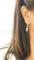 Boucles d'oreilles Boucles d’oreilles pendantes en or jaune 18 ct, diamants et perles de Tahiti 58 Facettes 32802