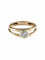 Bague 54 Bague solitaire ajourée en or jaune 18k et diamant taille brillant 58 Facettes BO/150047