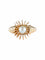 Bague Or Jaune / Perles / 51 Bague vintage godronnée en or jaune 18 carats et perle 58 Facettes BO/220027