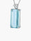 Collier Or Blanc / Aigue-marine Collier pendentif en or blanc 18 carats et aigues-marines, diamants 58 Facettes BO/220025COL