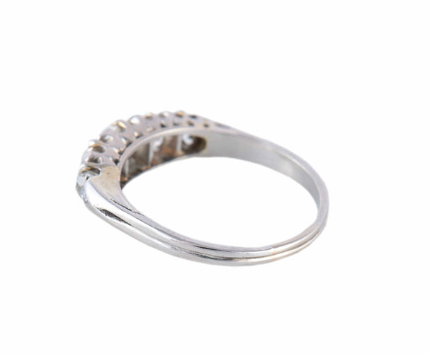 Bague 57 Bague «Chimère» Art déco en platine et diamants 58 Facettes BO/220095 NSS