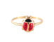 Bague 48 Bague Coccinelle en or jaune 18 carats 58 Facettes BO/220049 RIV